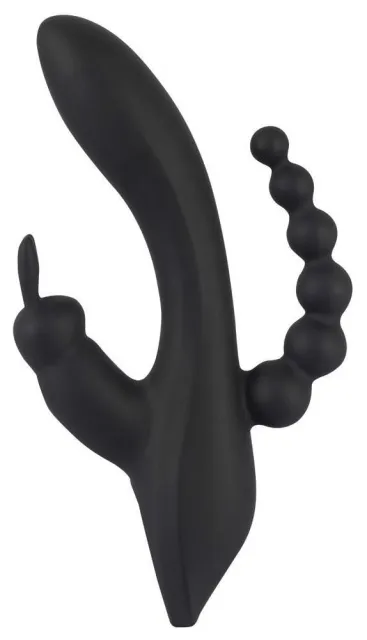 Вібратор Smile Triple G-Spot, 20,8 см (чорний)