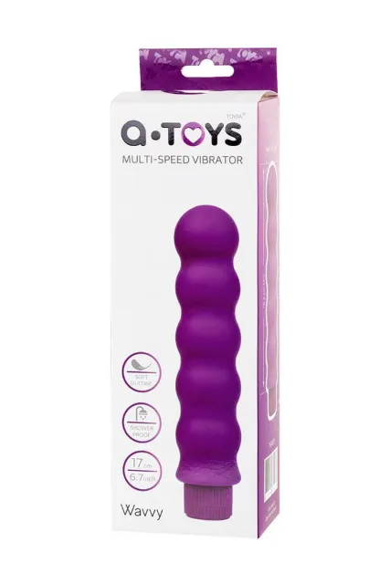 Вибратор A-Toys Toyfa, 17 см (фиолетовый)