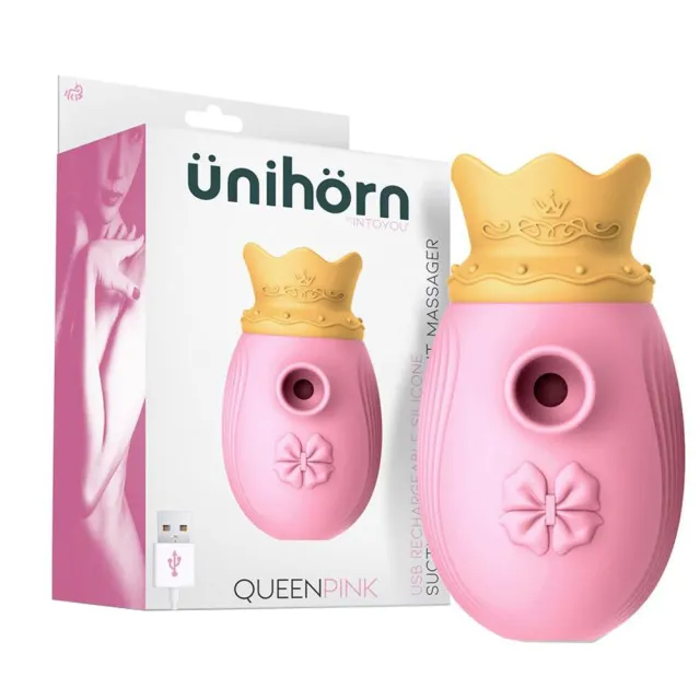 Вакуумный стимулятор клитора Unihorn Queen Pink (розовый)