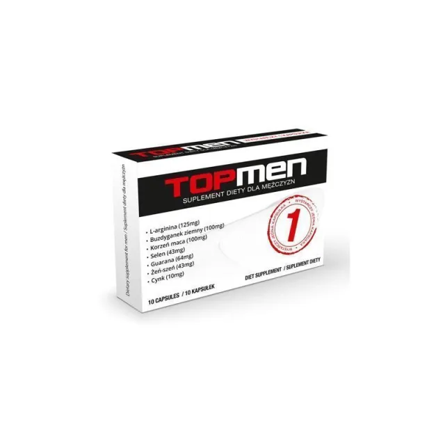 Таблетки для ерекції Sexual Health Series TopMen, 10 шт