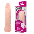 Фалоімітатор LyBaile Super Excitement Sextoy Fresh, 16.3 см (тілесний)