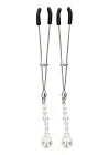Затискачі для сосків Taboom Tweezers With Pearls Silver (сріблястий)