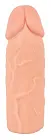 Насадка на пенис Nature Skin Extension Sleeve, 15,5 см (телесный)