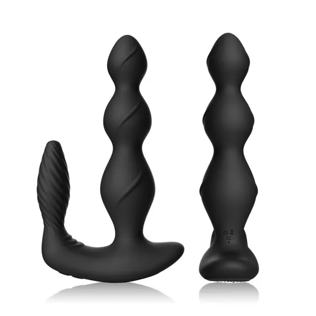 Стимулятор простаты B - Series Joy Maxfun, 17 см (черный)