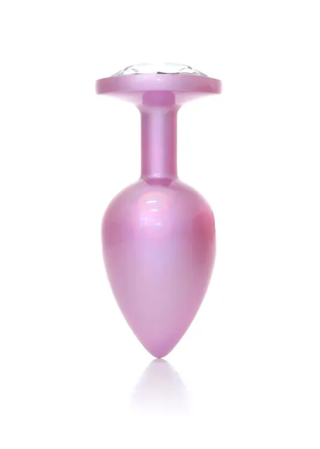 Анальна пробка B-Series HeavyFun Jewellery Pearl Pink Plug L, 9 см (прозорий)