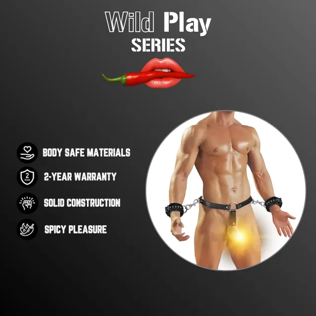 BDSM набор Erospace Wild Play C13 (черный)