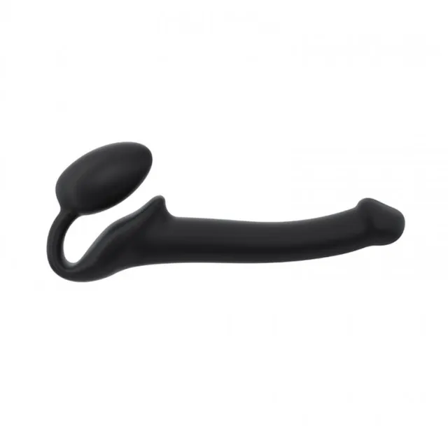 Безремневой страпон Strap-On-Me S, 24 см (черный)