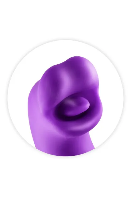 YOBA Kissy 3-in-1 Rabbit - Wibrator królik, Fioletowy, 17.6 cm