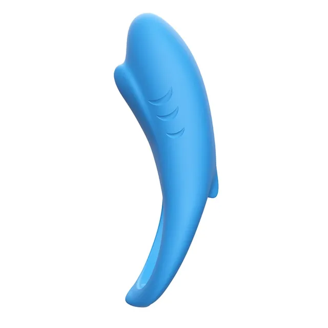 Эрекционное кольцо B - Series Joy Shark, 6 см (синий)