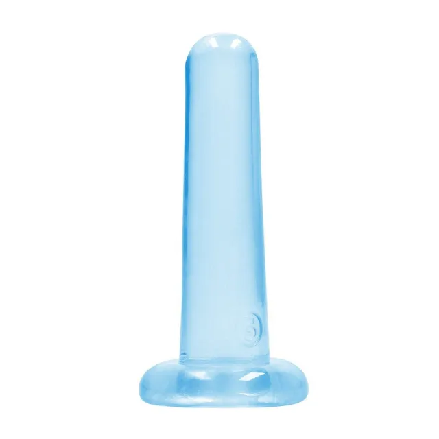 RealRock Crystal Clear Dildo 5.3" - Dildo, Niebieski, 13.5 cm