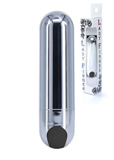 Boss Series Strong Bullet - Wibrator łechtaczkowy, Czarny, 7.5 cm
