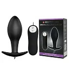 Анальна пробка  Pretty Love Vibrating Butt, 7,5 см (черный)