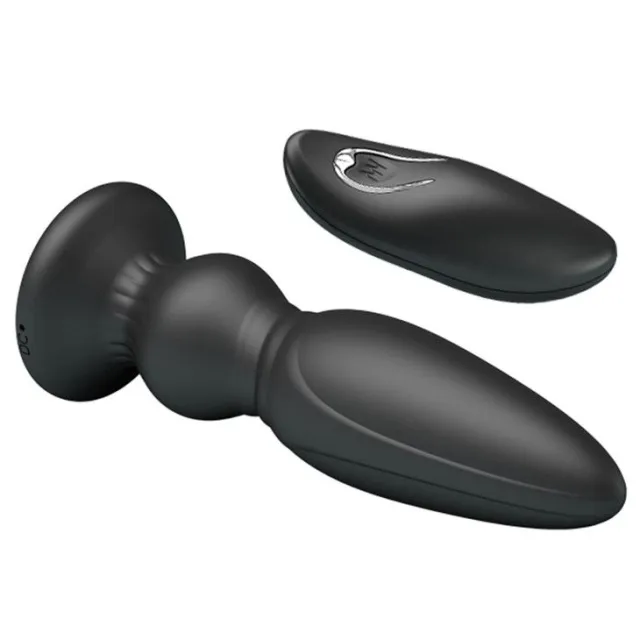 Анальная пробка Erospace Deeplo, 12,5 см (черный)