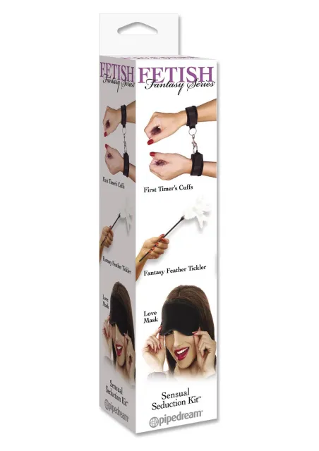 Набор BDSM Pipedream Fetish Fantasy Series Sensual Seduction Kit, 3 предмета (черный)