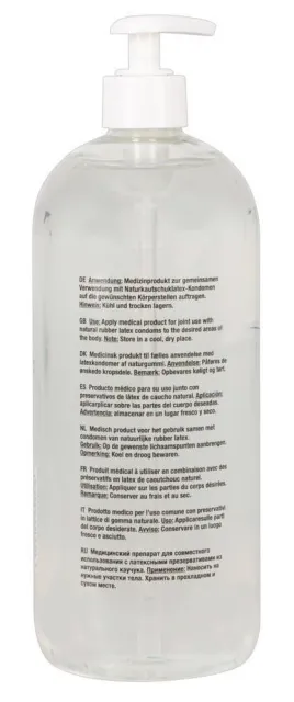 Just Glide Just Glide Anal - Lubrykant analny, Bez smaku, 1000 ml