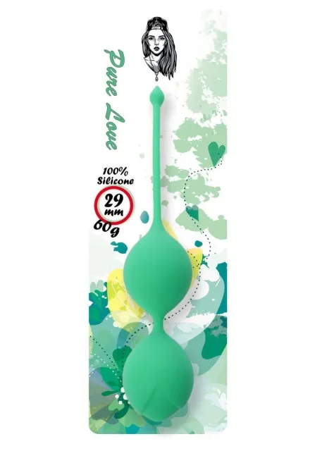 Boss Series Pure Love - Kulki gejszy, Zielony, 16, 5 cm
