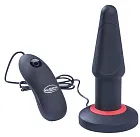Анальна пробка Malesation Dual Layer L, 14.6 см (чорний)