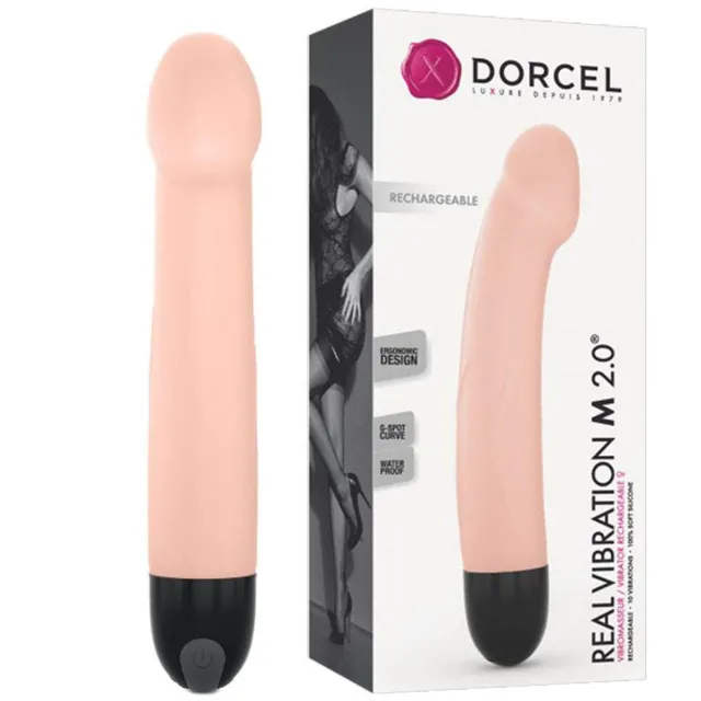 Вібратор для точки G Dorcel Real 2.0, 22 см (тілесний)