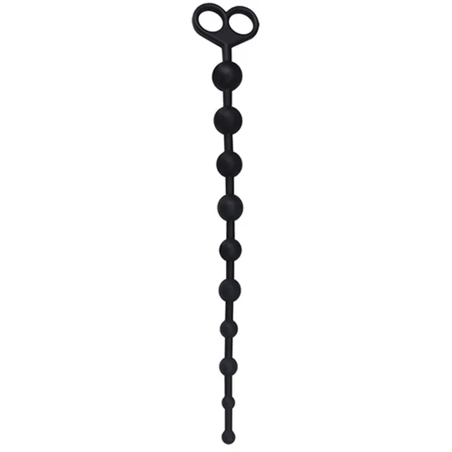 Toyz4lovers Fallo - Łańcuszek analny, Czarny, 33.6 cm