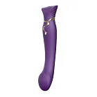 Вибратор Zalo Queen G-Spot Pulse Wave, 21,5 см (фиолетовый)