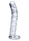 Фаллоимитатор стеклянный Icicles No 60, 15 см (прозрачный)