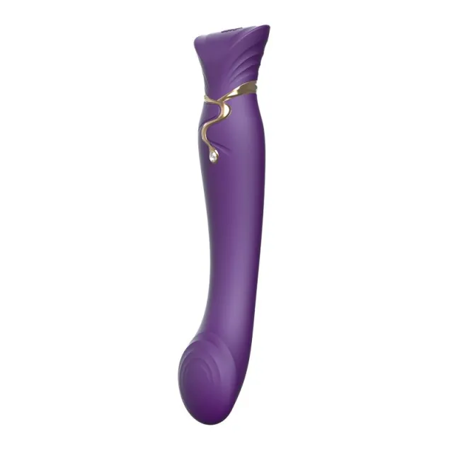 Zalo Queen G-Spot Pulse Wave - Wibrator, Fioletowy, 21, 5 cm