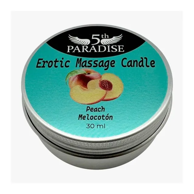 Массажная свеча 5th Paradise Erotic Massage Candle Peach, 30 мл