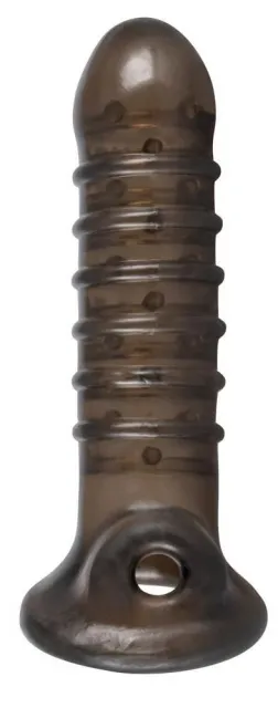 Насадка на пенис Rebel Dick & Ball Sleeve, 18 см (черный)