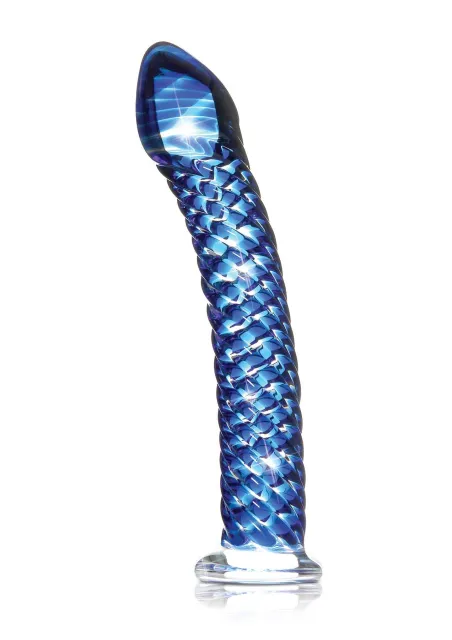 Icicles No. 29 - Dildo, Niebieski, 19 cm