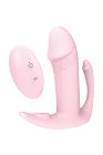 Вибратор Vibes Of Love Remote Tri-Pleasurer, 8,5 см (розовый)