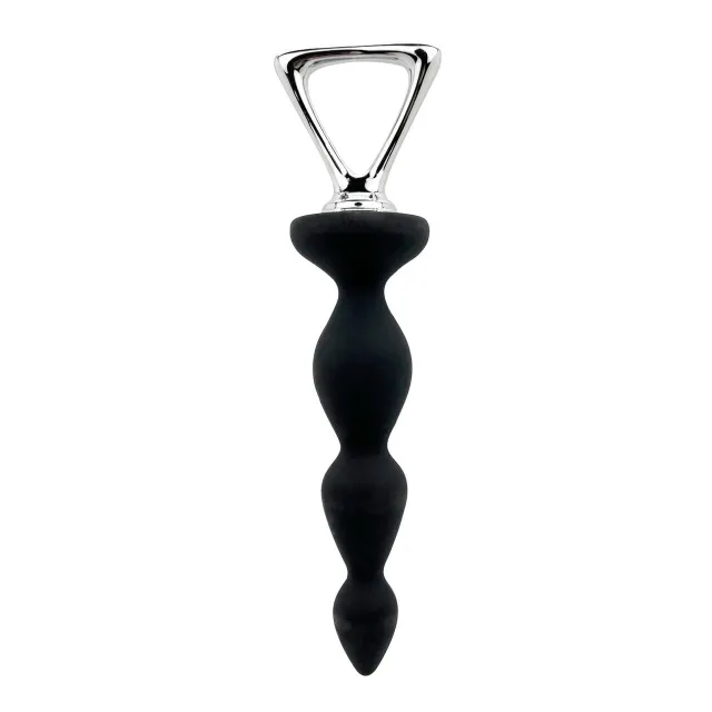 Анальная цепочка Adrien Lastic Arrow II, 20 см (черный)