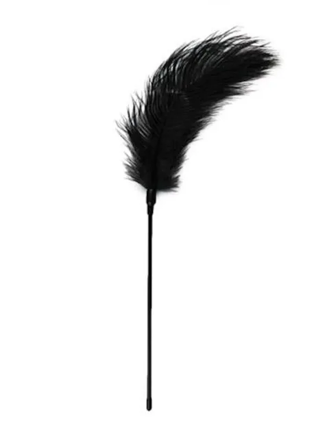 Тиклер-перо Fetish Feather Tickler, 53 см (черный)