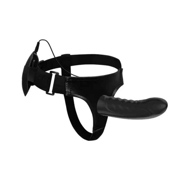 Страпон Pretty Love Marvin StrapOn Harness, 16 см (черный)