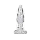 Pillow Talk Fancy Luxurious Glass Anal Plug - Korek analny, Przezroczysty, 10, 1 cm