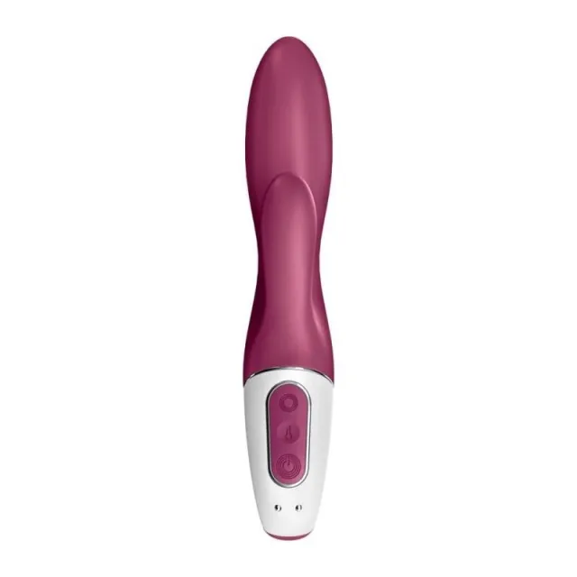 Вібратор-кролик Satisfyer Heated Affair, 20 см (бордовий)