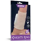 Насадка на пеніс з вібрацією LoveToy Vibrating Drip Knights Ring, 10 см (білий)