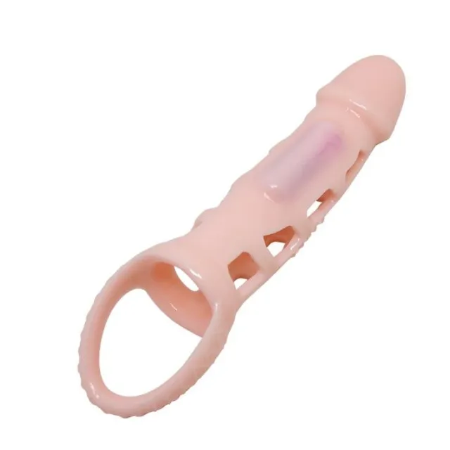 Pretty Love Harrison - Nakładka na penisa, W kolorze cielistym, 18 cm
