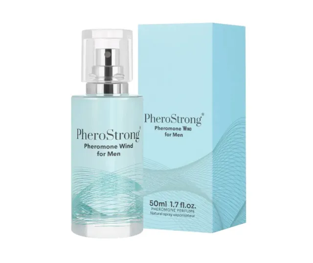 Medica PheroStrong Pheromone Wind - Perfumy męskie z feromonami, Bergamotka, 50 ml