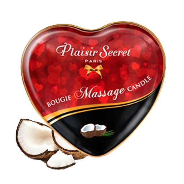 Масажна свічка Plaisir Secret кокос, 35 мл