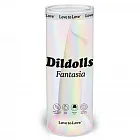 Love to Love Dildolls Fantasia - Neonowe dildo, Tęcza, 14, 8 cm
