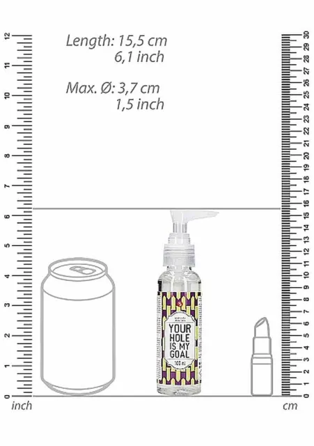 S-Line - Dolls Your Hole Is My Goal - Lubrykant analny, Bezzapachowy, 100 ml