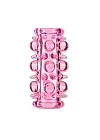 B - Series EasyLove Stretchy Sleeve - Nasadka na penisa, Różowy, 7 cm