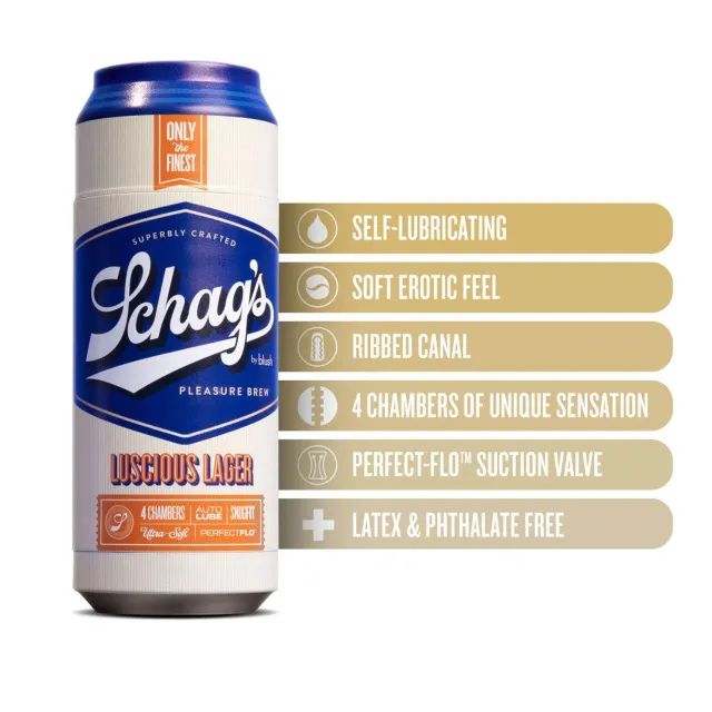 Мастурбатор Schag's Luscious Lager (прозрачный)