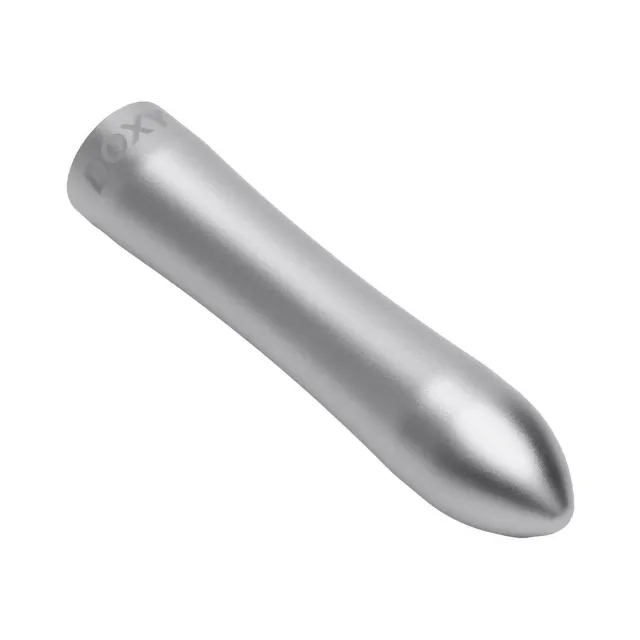 Doxy Bullet - Wibrator, Srebro, 12 cm