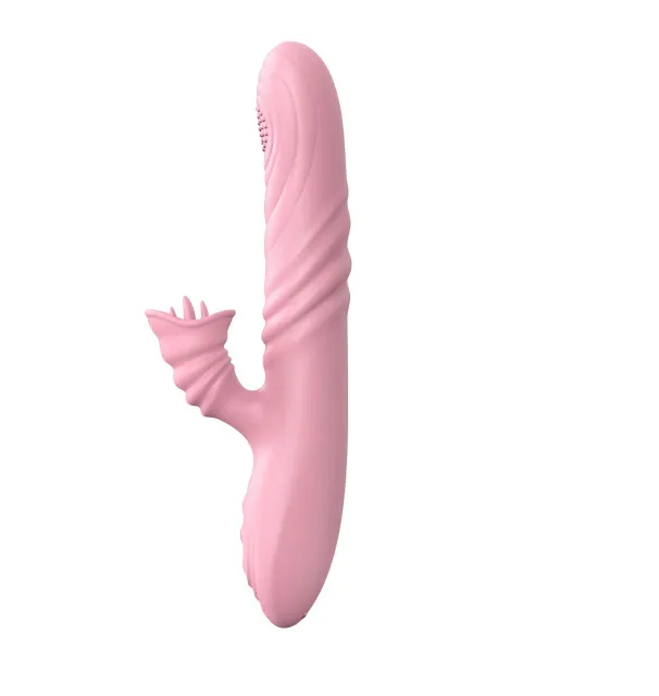 B - Series Lyla Angelia - Wibrator królik, Jasnoróżowy, 23 cm