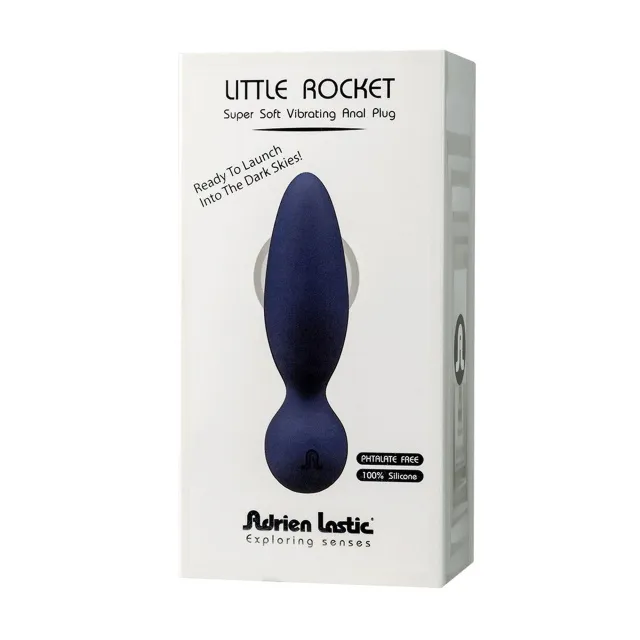 Анальна пробка Adrien Lastic Little Rocket, 13 см (синій)