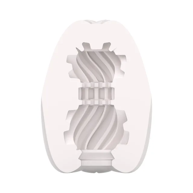 Мастурбатор After Kiss Cherry Blossom Masturbation Egg - Wavy (белый)