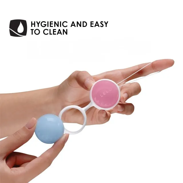 Lelo Luna Beads Mini -, Różowy-Niebieski, 7.5 cm