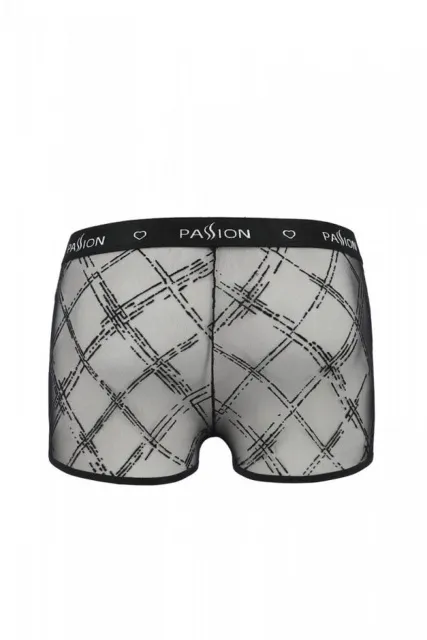 Сексуальные мужские трусы Passion Free Your Senses Short James 032, S/M (черный)