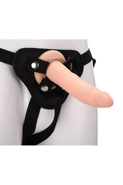 Страпон Dream Toys Realstuff Strap On Real Dildo, 20 см (телесный)